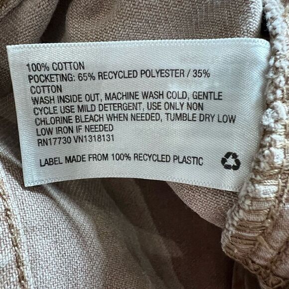 Wild fable high rise Bermuda Jean shorts light brown size 16 (33) - Picture 13 of 13